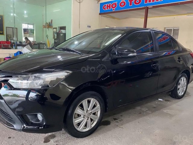 Bán Toyota Vios 1.5E 2017, màu đen còn mới, 398 triệu0