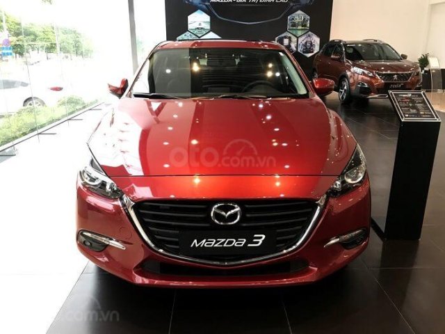 Bán ô tô Mazda 3 Deluxe đời 2020, màu trắng, nhập khẩu chính hãng0