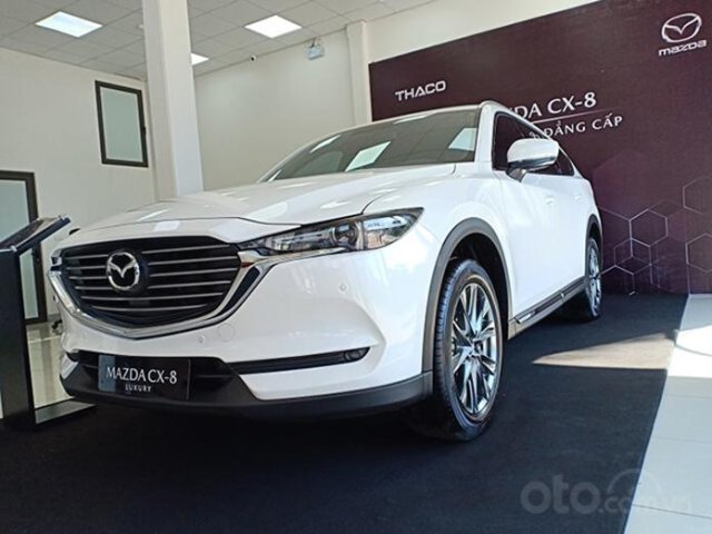 Bán Mazda CX-8 Deluxe sản xuất năm 2020, màu trắng, nhập khẩu chính hãng