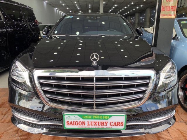 Bán Mercedes S450L sản xuất 2018, màu đen, xe nhập0