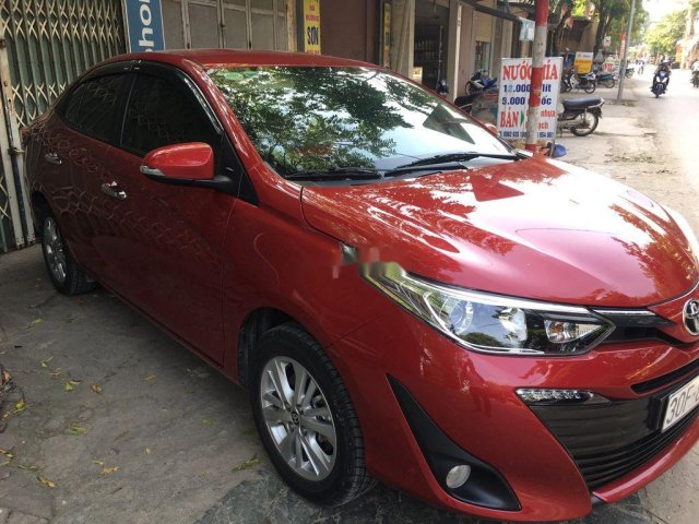 Bán Toyota Vios 1.5G CVT đời 2019, màu đỏ xe gia đình, giá tốt0