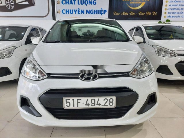 Cần bán xe Hyundai Grand i10 1.2MT đời 2017, màu trắng, xe nhập, giá tốt