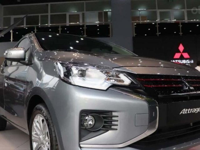 Bán Mitsubishi Attrage 1.2 CVT đời 2020, màu bạc, xe nhập, mới hoàn toàn