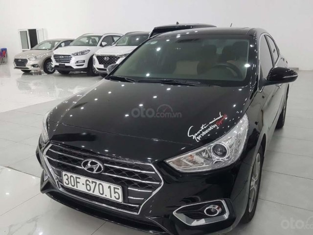 Cần bán lại xe Hyundai Accent năm 2019, màu đen, chính chủ0