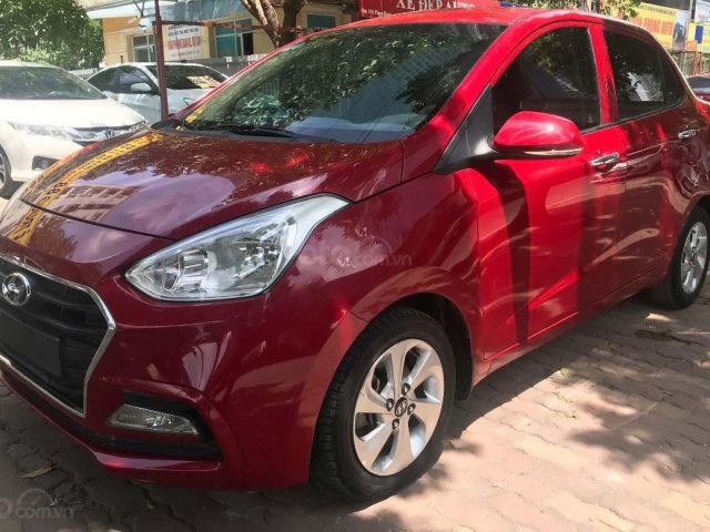 Bán Hyundai Grand i10 năm sản xuất 2017, màu đỏ, giá 319tr