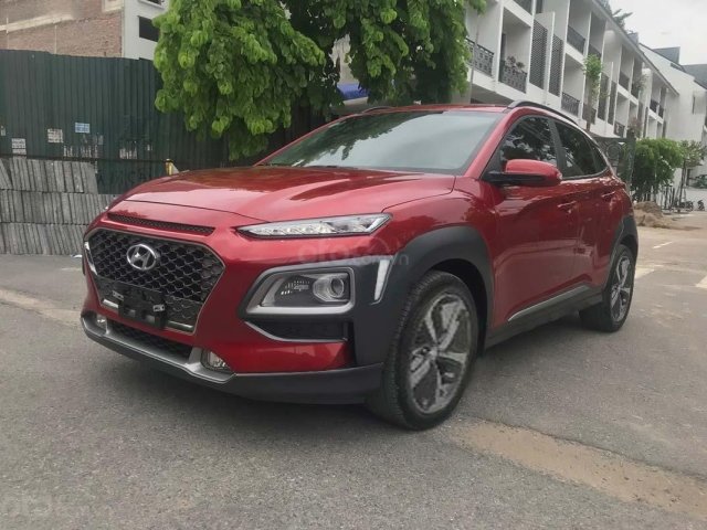 Bán ô tô Hyundai Kona 1.6 Turbo 2019, màu đỏ còn mới0