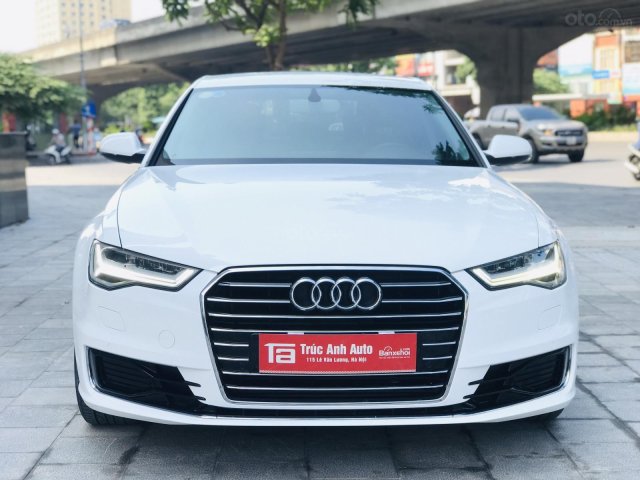 Audi A6 - Sx 2016, màu trắng nội thất nâu, odo zin 37000km0