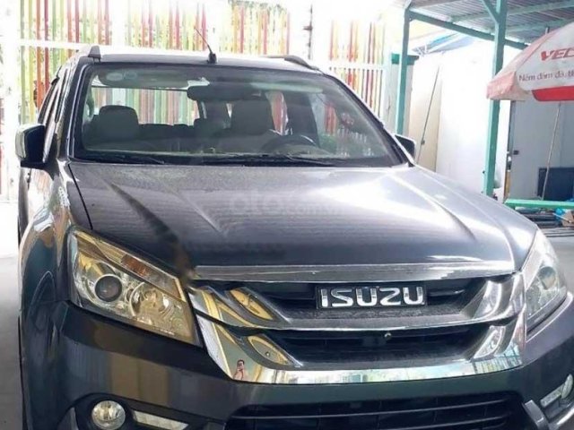 Bán Isuzu mu-X 3.0 AT sản xuất 2017, màu xám  0