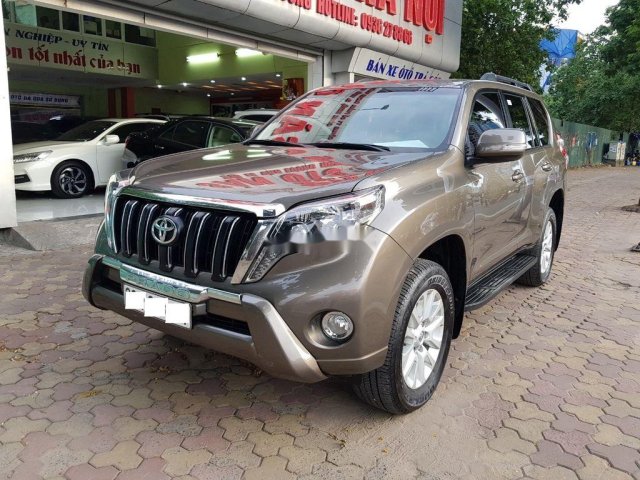 Sàn ô tô Hà Nội bán Toyota Land Cruiser Prado đời 2015, màu nâu0