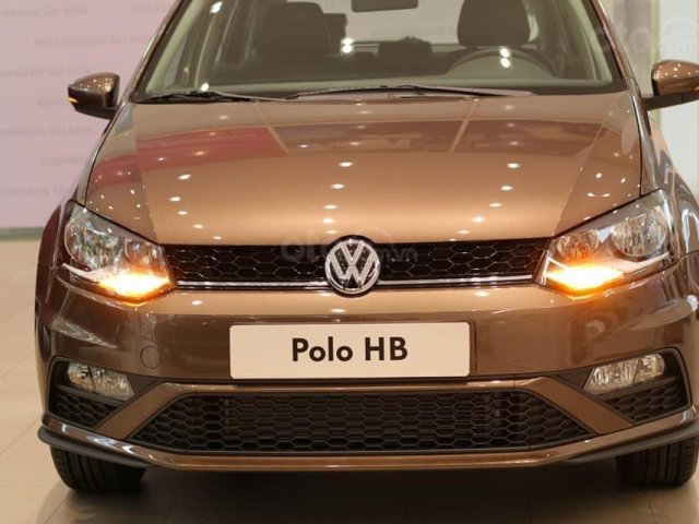 Volkswagen Polo Hatchback màu nâu hổ phách cho khách hàng mệnh thổ - giá chỉ 695 triệu