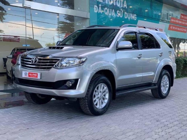 Bán ô tô Toyota Fortuner G đời 2013, màu bạc, giá 695tr