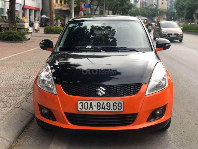 Bán Suzuki Swift đời 2015 màu cam độc nhất Hà Nội0