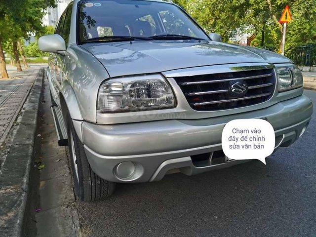 Bán xe Suzuki Grand vitara 2.0 MT sản xuất năm 2003, màu bạc, nhập khẩu nguyên chiếc, 188tr0