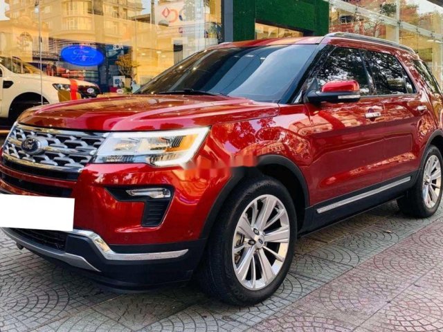 Bán xe Ford Explorer sản xuất 2019, màu đỏ, nhập khẩu