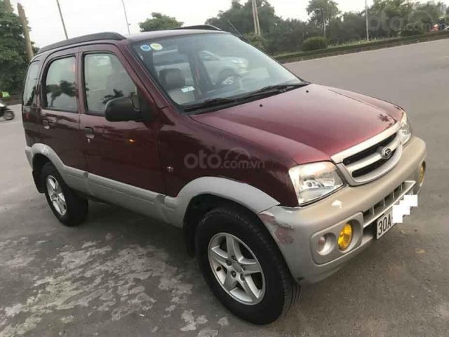 Cần bán lại xe Daihatsu Terios MT sản xuất năm 2004, màu đỏ