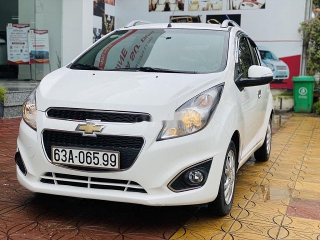 Bán ô tô Chevrolet Spark LTZ đời 2015, màu trắng số tự động0