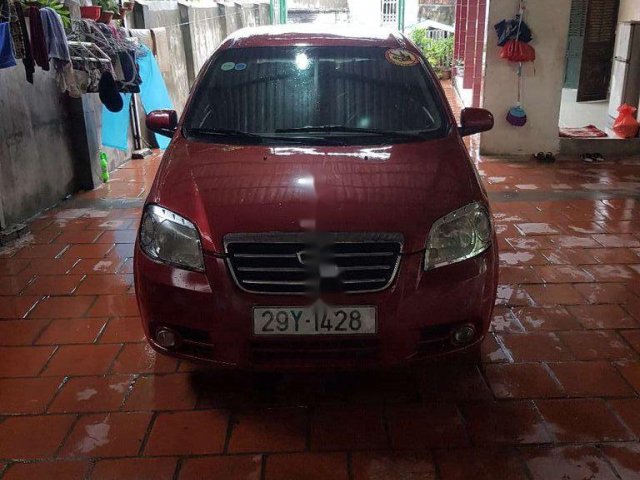 Cần bán gấp Daewoo Gentra năm sản xuất 2007, màu đỏ0