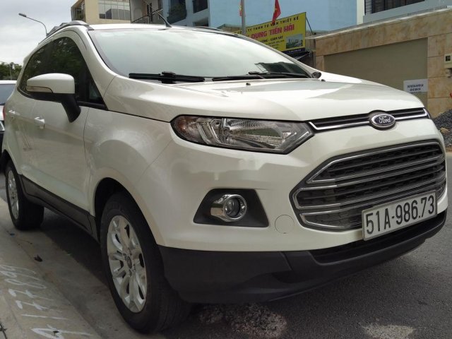 Cần bán lại xe Ford EcoSport 1.5 AT Titanium năm 2014, màu trắng, nhập khẩu, giá 425tr