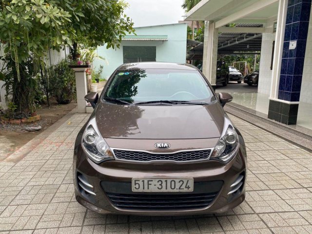 Cần bán gấp Kia Rio 1.4AT năm sản xuất 2015, màu nâu, nhập khẩu nguyên chiếc xe gia đình, 436tr0