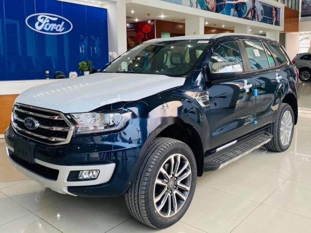 Bán Ford Everest 2019, màu xanh lam, nhập khẩu