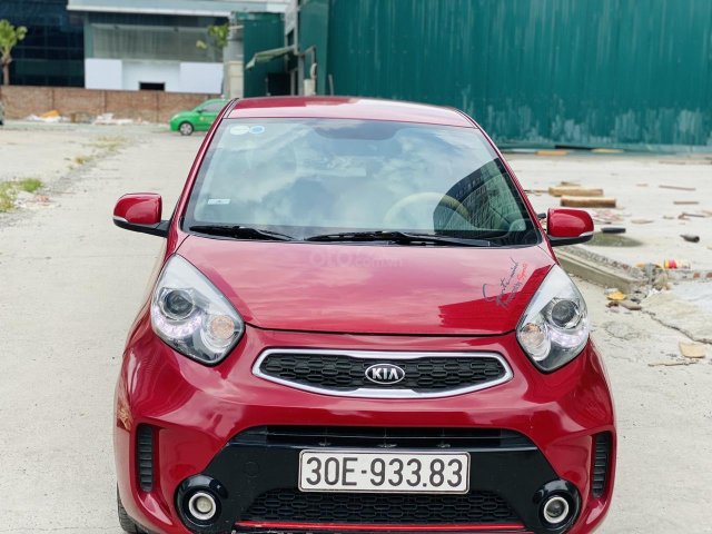 Bán xe Kia Morning Si 2017 số sàn màu đỏ biển đẹp0