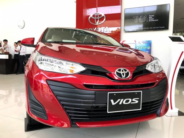 Bán xe Toyota Vios E sản xuất 2019, màu đỏ, giá tốt, ưu đãi giảm giá sâu, giao nhanh0