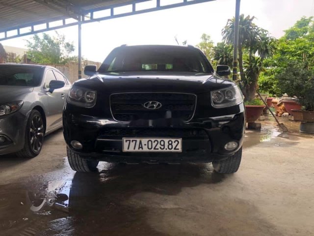 Bán Hyundai Santa Fe sản xuất 2008, màu đen còn mới  