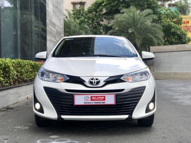 Bán xe Toyota Vios 2019, màu trắng còn mới, giá tốt0