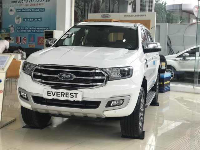 Khuyến mãi sốc! Ford Everest Titanium 2020, đủ màu, giảm tiền mặt+ tặng phụ kiện. Giá ký giao ngay0