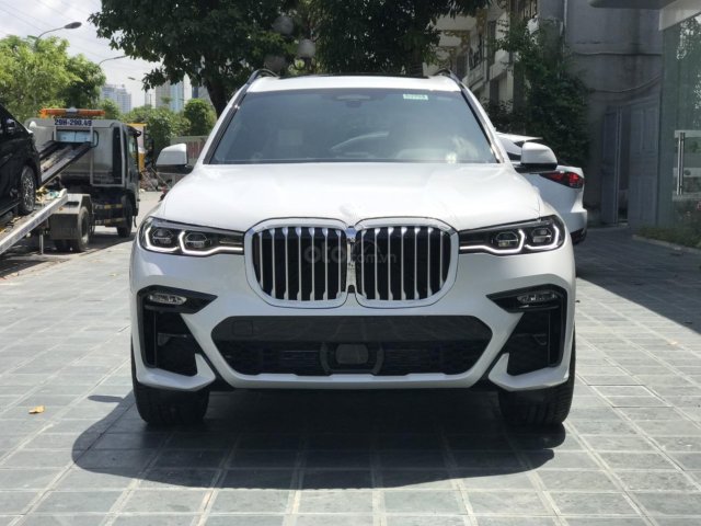 Bán ô tô BMW X7 xDrive 40i Msport SX 2020, màu trắng, nhập khẩu, mới 100%