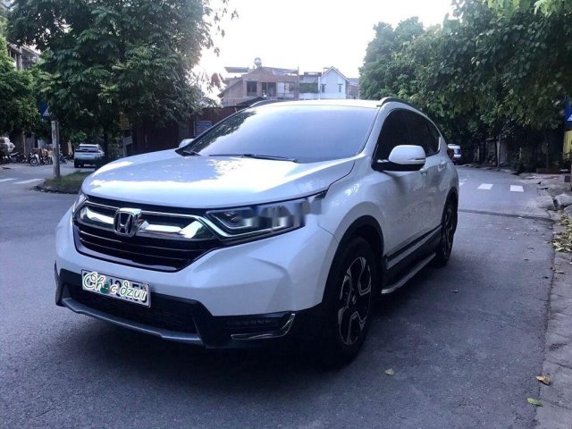 Bán Honda CR V L đời 2019, màu trắng, xe chính chủ, đi giữ gìn0