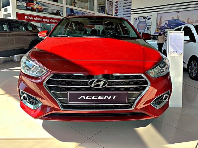 Bán ô tô Hyundai Accent năm sản xuất 2020, màu đỏ, giá tốt, giao xe nhanh