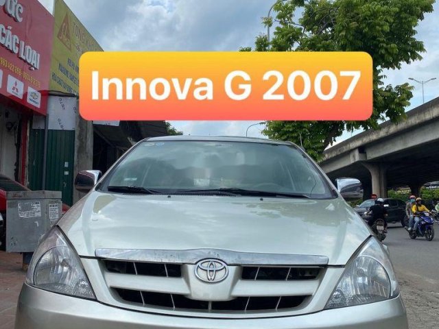 Bán Toyota Innova G năm sản xuất 2007, màu bạc còn mới 