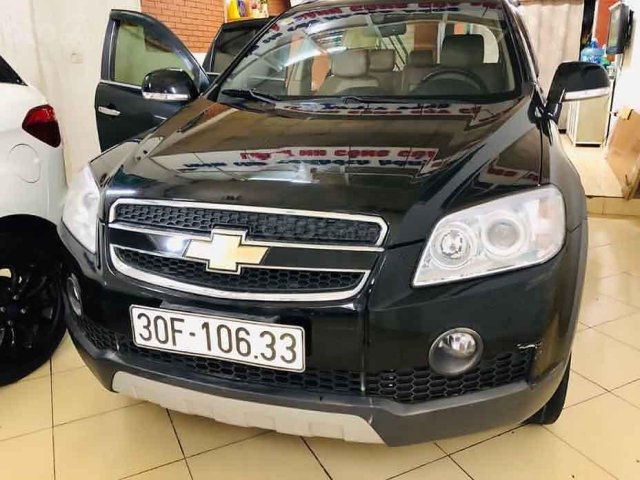 Xe Chevrolet Captiva năm sản xuất 2008, màu đen còn mới0