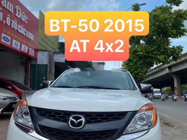 Xe Mazda BT 50 năm sản xuất 2015, màu trắng, nhập khẩu còn mới 0