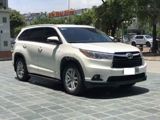 Bán xe Toyota Highlander sản xuất 2015, màu trắng, nhập khẩu  