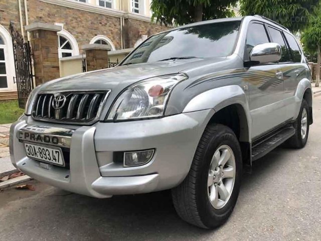 Cần bán gấp Toyota Prado năm sản xuất 2008, màu bạc, nhập khẩu, giá chỉ 580 triệu