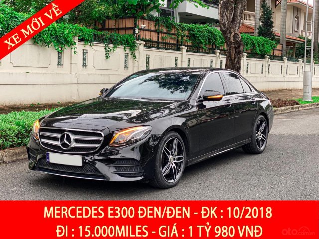 Quốc Duy Auto - Bán xe Mercedes E300 AMG 2018 siêu đẹp - trả trước 800 triệu nhận xe