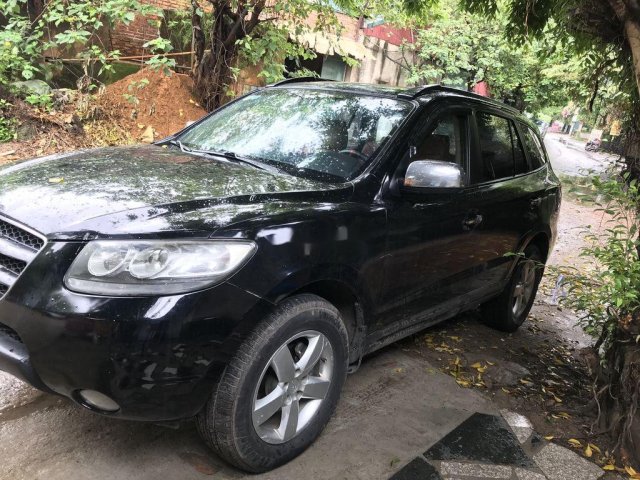 Cần bán gấp Hyundai Santa Fe đời 2008, màu đen, xe nhập còn mới0