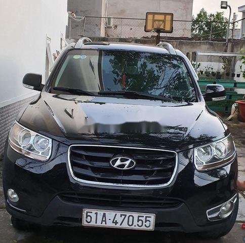 Xe Hyundai Santa Fe sản xuất 2009, màu đen, nhập khẩu còn mới  