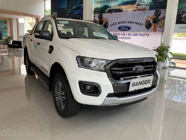 Bán Ford Ranger Wildtrak 2.0L Bi-Turbo 4x4 đời 2020, màu trắng, nhập khẩu nguyên chiếc, giá tốt