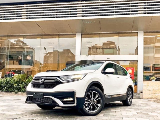 Bán Honda CR V sản xuất năm 2020, màu trắng, giao xe nhanh