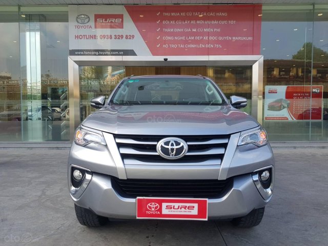 Cần. Bán xe Toyota Fortuner 2.4G diesel MT 2017 bạc, BS đẹp HCM - Xe chất giá tốt chính hãng