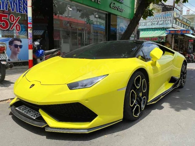 Bán Lamborghini Huracan LP 610-4 năm 2015, màu vàng, xe nhập0