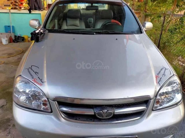 Bán Daewoo Lacetti năm sản xuất 2007, màu bạc 