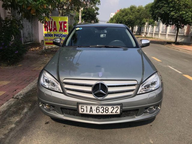 Cần bán lại xe Mercedes C230 2008, màu xám, giá 380tr0