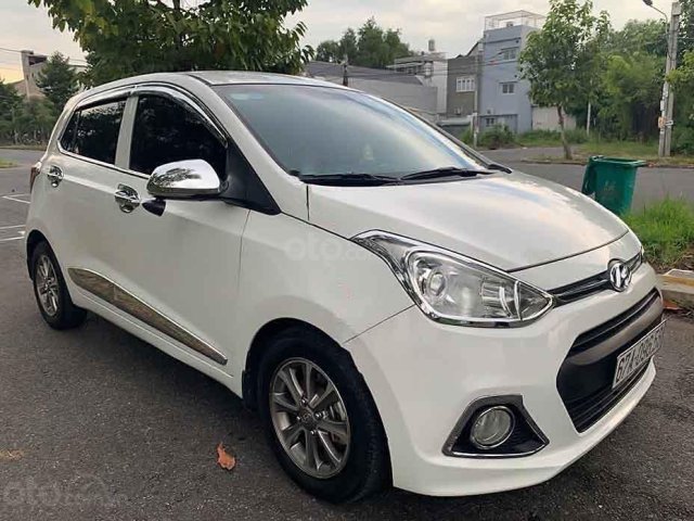 Bán Hyundai Grand i10 đời 2014, màu trắng, xe nhập  0