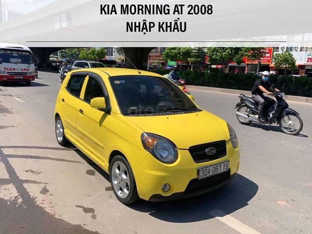 Bán Kia Morning SLX sản xuất 2008, màu vàng, xe nhập  