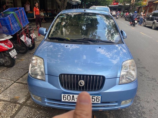 Cần bán gấp Kia Morning SLX đời 2006, màu xanh lam0