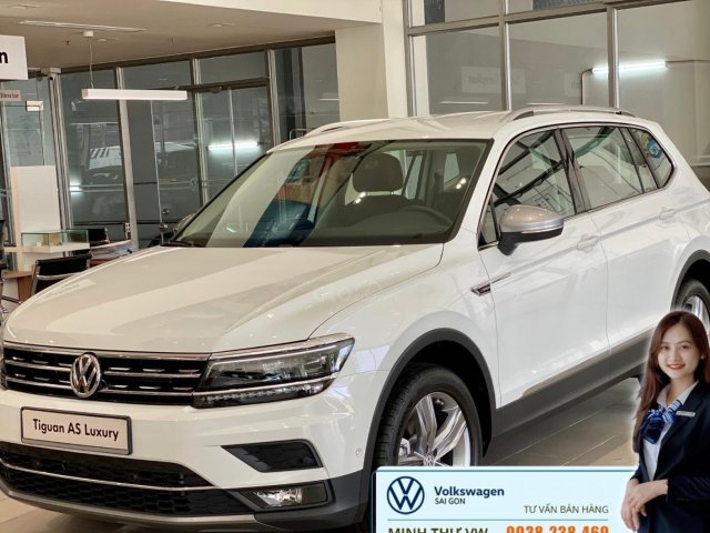 Volkswagen Tiguan Luxury màu trắng 7 chỗ nhập khẩu - Khuyến mãi lên đến hơn 70% trước bạ - Ms Thư